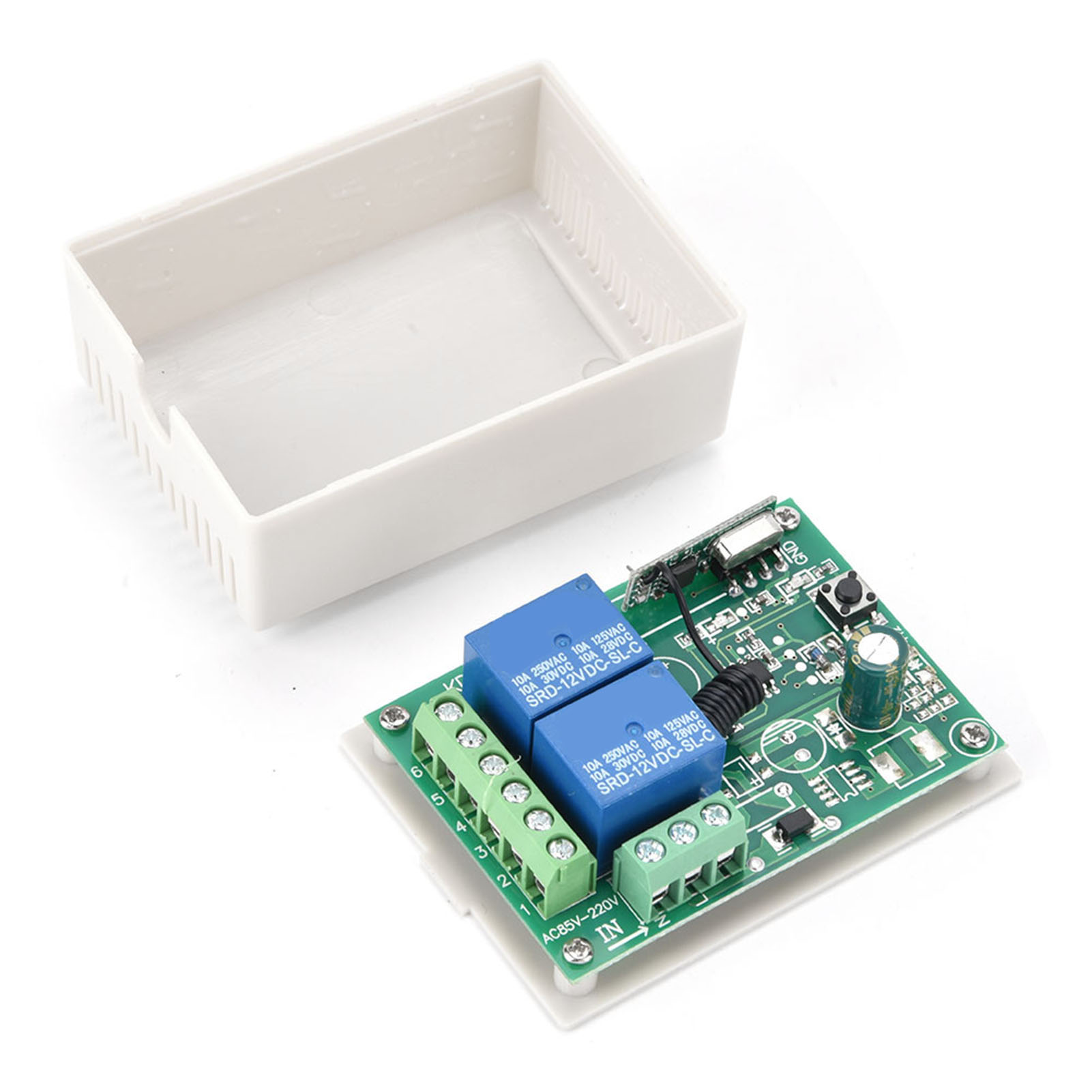 2ch Relay Transmitter Receiver Set 2CH 433MHz Relay 2pcs Wireless