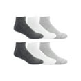 Athletic Works Men's Low Cut Socks, 6Pack