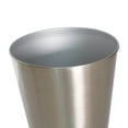 thumbnail image 2 of Better Homes & Gardens Two-Tone Metal Wastebasket, Silver, 2 of 6