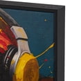thumbnail image 5 of 13" x 17" Business Monkey Framed Wall Art with Cigar and Headphones, by DecMode (2 Count), 5 of 9