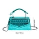 thumbnail image 3 of Bolsos de noche para mujer Bolso de hombro con cadena Bolso bandolera metálico elegante Bolso para teléfono celular Y2K, 3 of 8