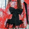 thumbnail image 4 of Robes for Women,Japanese Kimono Women Robe,Floral Kimonos for Women, Complete with Bowknot and Belt,Womens Robes, 4 of 7
