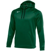 Nike Men's Therma Pullover Hoodie (Dark Green/White, Large)