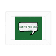 thumbnail image 1 of Daily Language Chat Happy Meet Photo Mount Frame Picture Art Painting Desktop 5x7 inch, 1 of 3