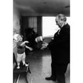 thumbnail image 2 of Former President Lyndon Johnson Plays With His Grandson History (24 x 36), 2 of 2