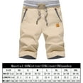 thumbnail image 2 of Men'S Shorts Casual Classic Fit Drawstring Summer Beach Shorts With Elastic Waist And Pockets, 2 of 7