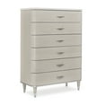 thumbnail image 3 of Michael Amini Eclipse 6-Drawer Wood & Marble Chest in Moonlight Gray, 3 of 11