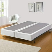 Continental Sleep Fully Assembled Wood Traditional Box Spring/Foundation For Mattress Set, California King, Beige