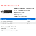thumbnail image 2 of Oil Pressure Sender - Compatible with 1998 - 2000 Chevy K3500 1999, 2 of 2
