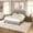 Light Gray, variant on Artum Hill Piper Light Blue Twin Upholstered Bed with a Tufted Headboard