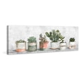 thumbnail image 2 of Marmont Hill Stop and Plant Canvas Wall Art, 20" x 60", 2 of 7