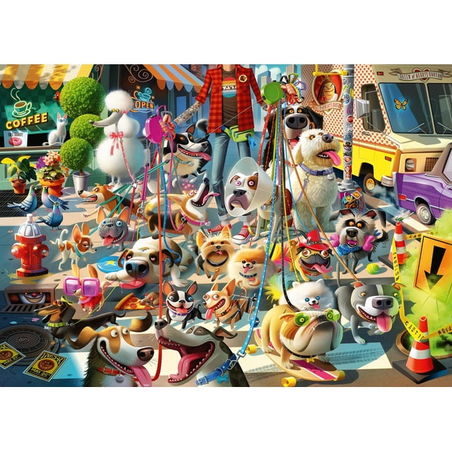 Puzzle Ravensburger The Dog Walker 1000 piezas