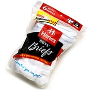 Hanes 6 Pack Boys' Brief