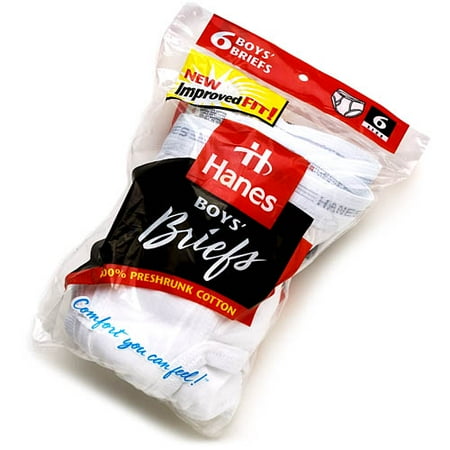 Hanes 6 Pack Boys' Brief