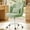 Green, variant on COOLHUT Vanity Chair, Velvet Petal Vanity Makeup Chair with Lumber Support, Home Office Desk Chair with Wheels, Height Adjustable Computer Work Chair for Bedroom, Living Room, Pink