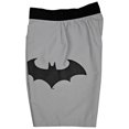 thumbnail image 4 of Batman Hush Symbol Heather Grey Board Shorts-3XLarge (48-50), 4 of 7