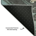 thumbnail image 5 of Addison Rugs Mayfield Premium Machine Washable Transitional Tribal Teal Rectangle Rug, 10' x 14', 5 of 7