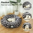 thumbnail image 2 of Cama túnel para gatos LUCKITTY grande debajo del árbol de Navidad gris, 2 of 9