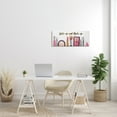 thumbnail image 2 of Stupell Industries Wake Up Make Up Watercolor Pink Gray Fashion Word Design Canvas Wall Art by Ziwei Li, 2 of 6