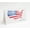 American flag Thank You (TC-1014), variant on American Flag, Veteran's Day, Memorial Day, Military Appreciation Thank You Cards w/ White Envelopes, (25 Count), Made in the U.S.A.