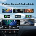 thumbnail image 4 of SNATEEN Dual 12.3 inch Carplay Screen/Radio/Multimedia Player for BMW X3/X4 2011-2016 Models Universal Car Navigation/GPS Upgrade Headunit Android Display 1080P Touch Screen Replace System, 4 of 16