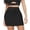 F-572Black, variant on ZHOGXU Women'S Skirt High Waist Solid Color A Line Comfortable Fashion Slim Fit Mini Skirt For Casual Daily Wear,Black,L