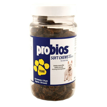 Probios Soft Dog Chews, Suggested to be used daily to maintain a healthy digestive system. By Paragon pet