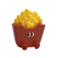 thumbnail image 4 of Lámparas de noche con luz nocturna de silicona, control táctil con temporizador, mesa de patatas fritas de dibujos animados Rojo Yuyangstore Luz de noche, 4 of 8