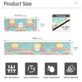 thumbnail image 3 of Yayeee Faucet Mat for Kitchen Sink 14.7" Diatomite Long Splash Guard Pad, Retro Blue Rainbow, 2 Pack, 3 of 7