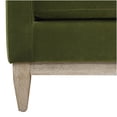thumbnail image 2 of Performance Velvet Sectional Sofa with Reversible Chaise, 89" Green Modern Farmhouse Design, 2 of 5