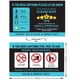 thumbnail image 5 of Paquete de 2 consejos Calificación de accesorios de viaje compartido apreciados Letrero para taxi en automóvil - Califíqueme Consejo No fumar para viajes de 5 estrellas para viajes compartidos, 5 of 5