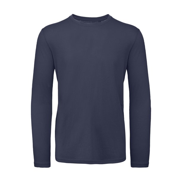 B&C - Camiseta de manda larga modelo Inspire para hombre (Marino)