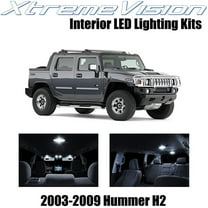XtremeVision Interior LED for Hummer H2 2003-2009 15 pcs Pure White Interior LED Kit   Installation Tool