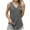 Gray, variant on Wyobmus Womens Ruched Tank Tops Summer Loose Fit Dressy Casual V Neck Sleeveless Tops Full Length Shirts Trendy Fashion Clothes S-Xxl Black