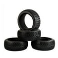 thumbnail image 5 of kusrkot 4x RC Wheel Rims Upgrade Rubber 1/7 1:7 Assembly 17mm Strong Grip Black Parts Tires Tyres Model Set for XS Off Road Racing, 5 of 5