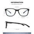thumbnail image 3 of Gafas de luz azul ANYLUV elegantes contra la fatiga ocular para hombre, 3 of 7