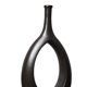 thumbnail image 3 of Florero de ceramica BLESIY moderno diseño hueco decorativo negro, 3 of 7