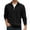 F22-Black, variant on FYDUU Men's Classic Polo Shirt Winter Quarter Zip Pullover Shirts With Jacquard Pattern Collared Long Sleeve Tops Business Casual Shirts Basic Stylish Golf Shirt
