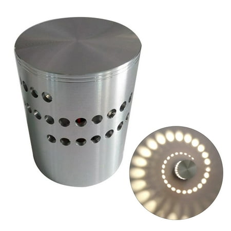 

NUOLUX 1W Modern Spiral LED Wall Sconce Ceiling Down Light Disco Bar KTV Lamp (Warm White Light)