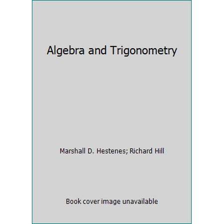 Algebra and Trigonometry, Used [Hardcover]