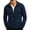 Navy, variant on yillto Men Jackets Collared Zip up Lightweight Casual Business Coat Fitting Big and Tall Jacket