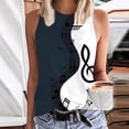 thumbnail image 2 of WZXFASHION Débardeur Mode Femme Confortable Imprimé Col Rond 50 % de Réduction Liquidation Débardeurs & Camisoles pour Femmes, 2 of 4