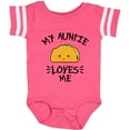 thumbnail image 3 of Inktastic My Auntie Loves Me with Taco Illustration Boys or Girls Baby Bodysuit, 3 of 5
