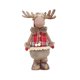 thumbnail image 1 of Estatuilla de muñeco de alce de Navidad Hugo Figura de alce navideño 20x13x42cm, 1 of 10