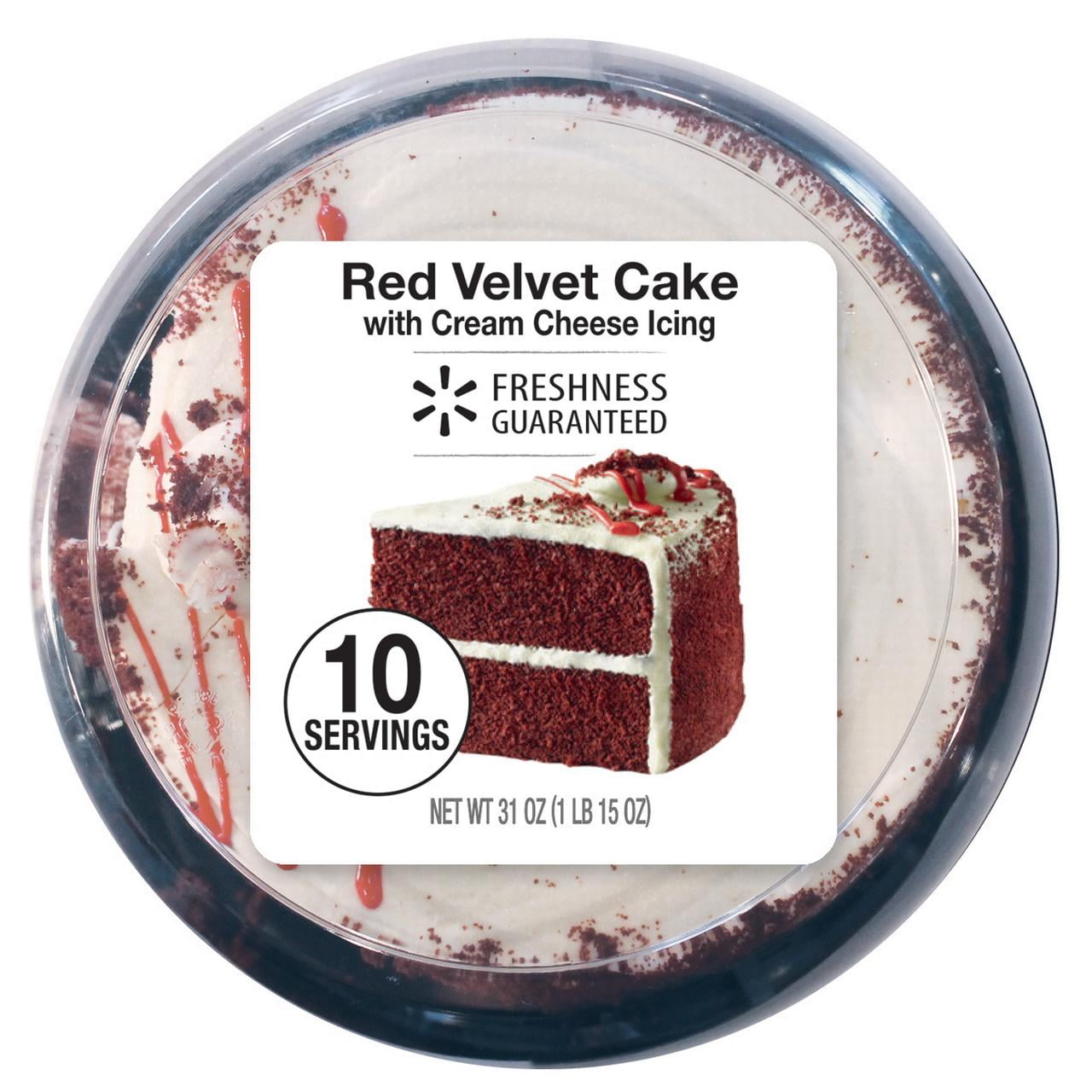 Freshness Guaranteed Red Velvet Cake 31 Oz Walmart Com Freshness Guaranteed Red Velvet Cake 31 Oz Walmart Com