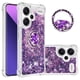 thumbnail image 1 of Funda para Xiaomi Redmi Note 13 Pro Plus 5G con Brillo Líquido Flotante, Purpurina, Parachoques y Anillo Giratorio Soporte, 1 of 5