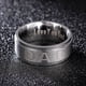 thumbnail image 3 of Anillos para mujer, regalos para mujer, joyería de acero de titanio con letras de moda para hombre, 1 anillo para mujer, 3 of 5