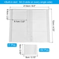 thumbnail image 2 of Uxcell Transparent Jewelry Storage Album, 84 Pockets Jewelry Organizer Storage Book with 50 Zipper Bags, 2 of 4