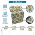 thumbnail image 7 of Table Runner Dresser Scarves 90 Inch Long,Summer Lemon Leaves Sketch Linen Dining Table Runners Farm Yellow Fruit on Beige Tabletop Scarf for Wedding Holiday Party Kitchen, 7 of 7