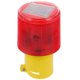 thumbnail image 1 of Luces LED solares de advertencia estroboscópicas para tráfico, balizas parpadeantes, lámparas para señalización vial, luces para señales de construcción (luz roja), 1 of 5